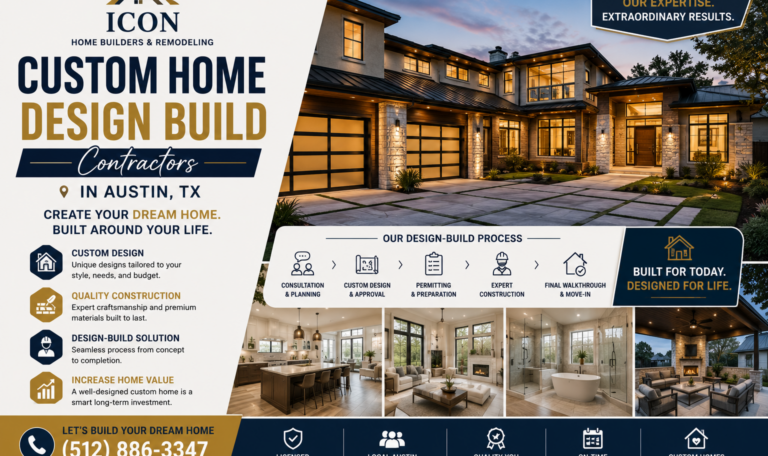 Custom Home Design Build Contractors in Austin
