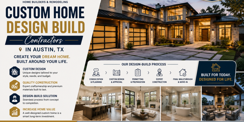 Custom Home Design Build Contractors in Austin